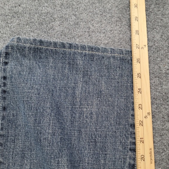 VINTAGE Oleg Cassini Jeans Mens (36x30 Label) Baggy Blue Denim Streetwear Y2K - Picture 6 of 10